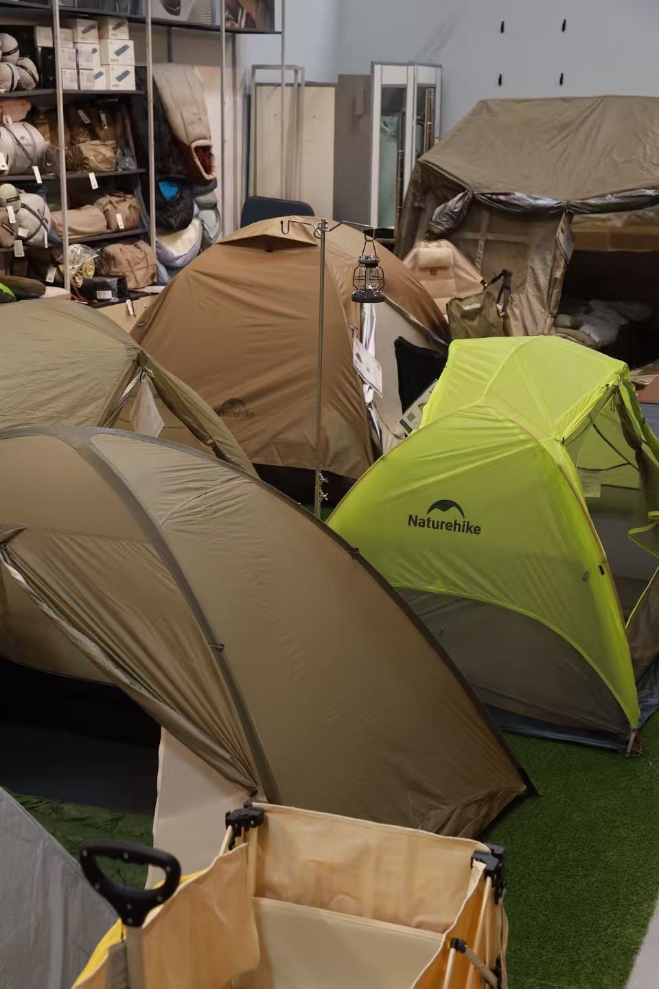 Borderline Outdoor Newmarket store interior with camping gear