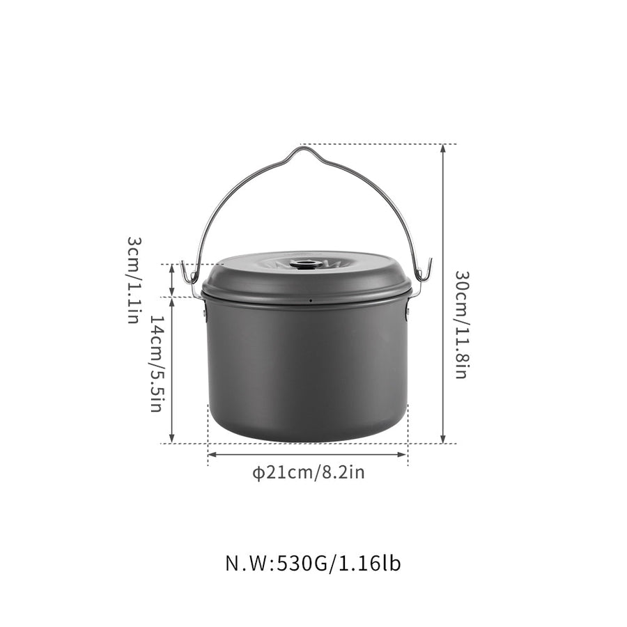 Camping Moon MC-230 4-Quart Portable Camping Pot (2026)