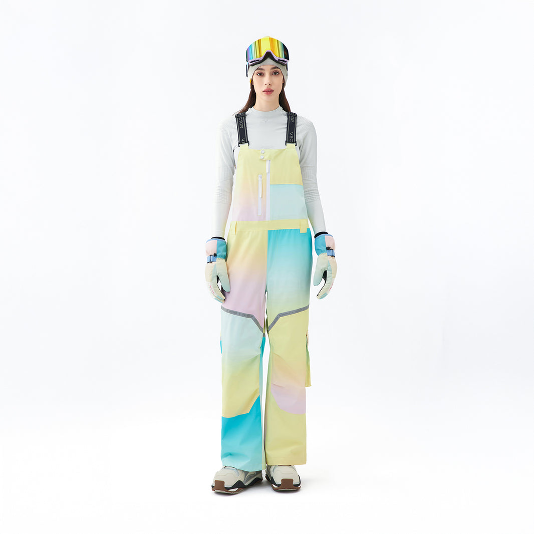 Vector Glacier Pastel Glow 2L Bib Pants - Unisex