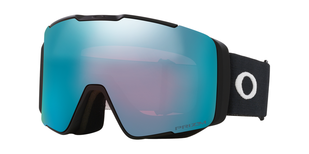 Oakley Line Miner Pro L Snow Goggles in Matte Black Prizm Sapphire Iridium & Prizm Iced Iridium — official Oakley product image