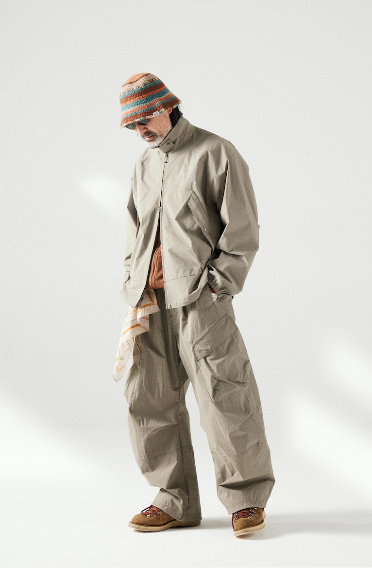 Blue Large Pocket Lapel Jacket