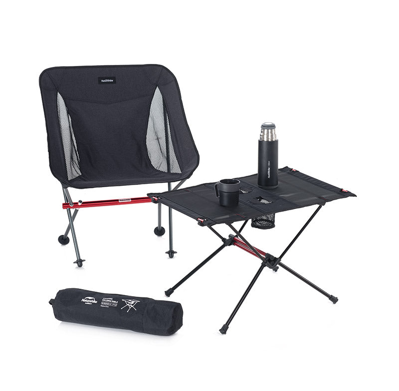 Naturehike FT07 Foldable Camping Table Black