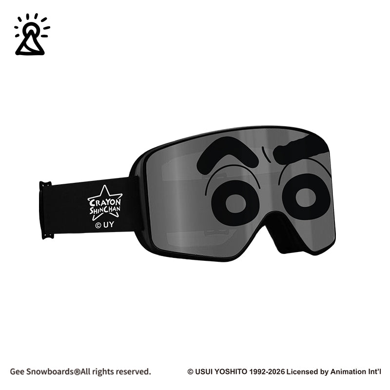 Gee Snowboards × Crayon Shin-chan Snow Goggles — official product image