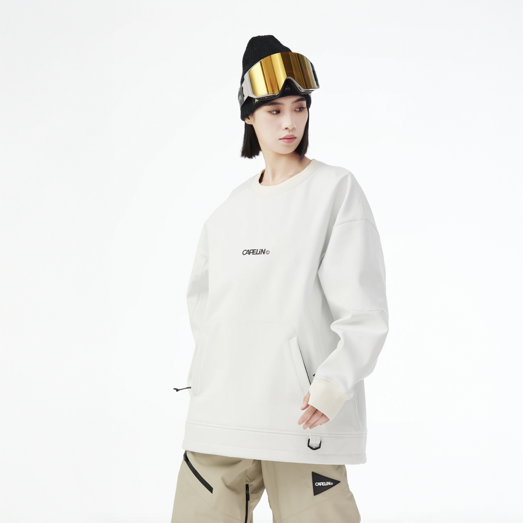 Capelin Crew Flow Hoodie White