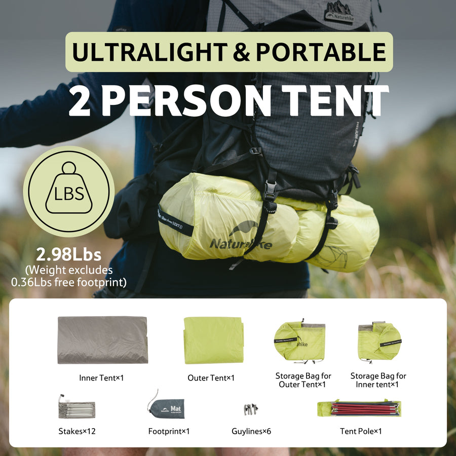 Naturehike Star River™ EXT 2-Person Ultralight Backpacking Tent (2026)