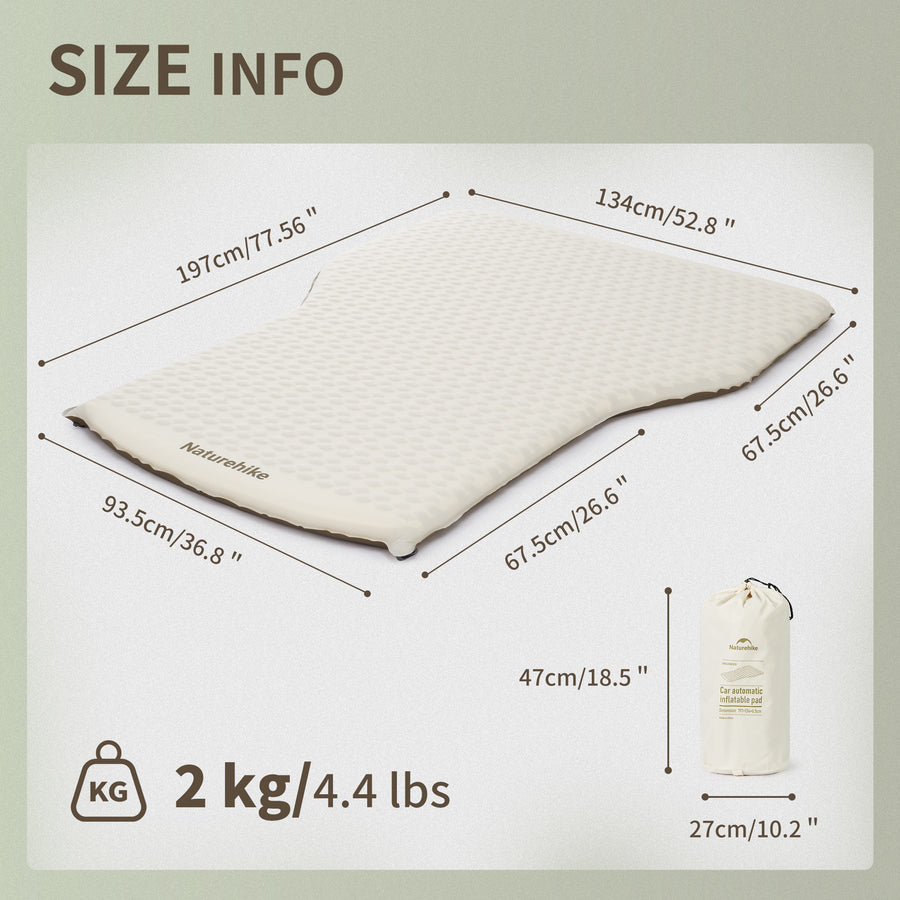 Naturehike Yugu Khaki Car Automatic Inflatable Pad 2026