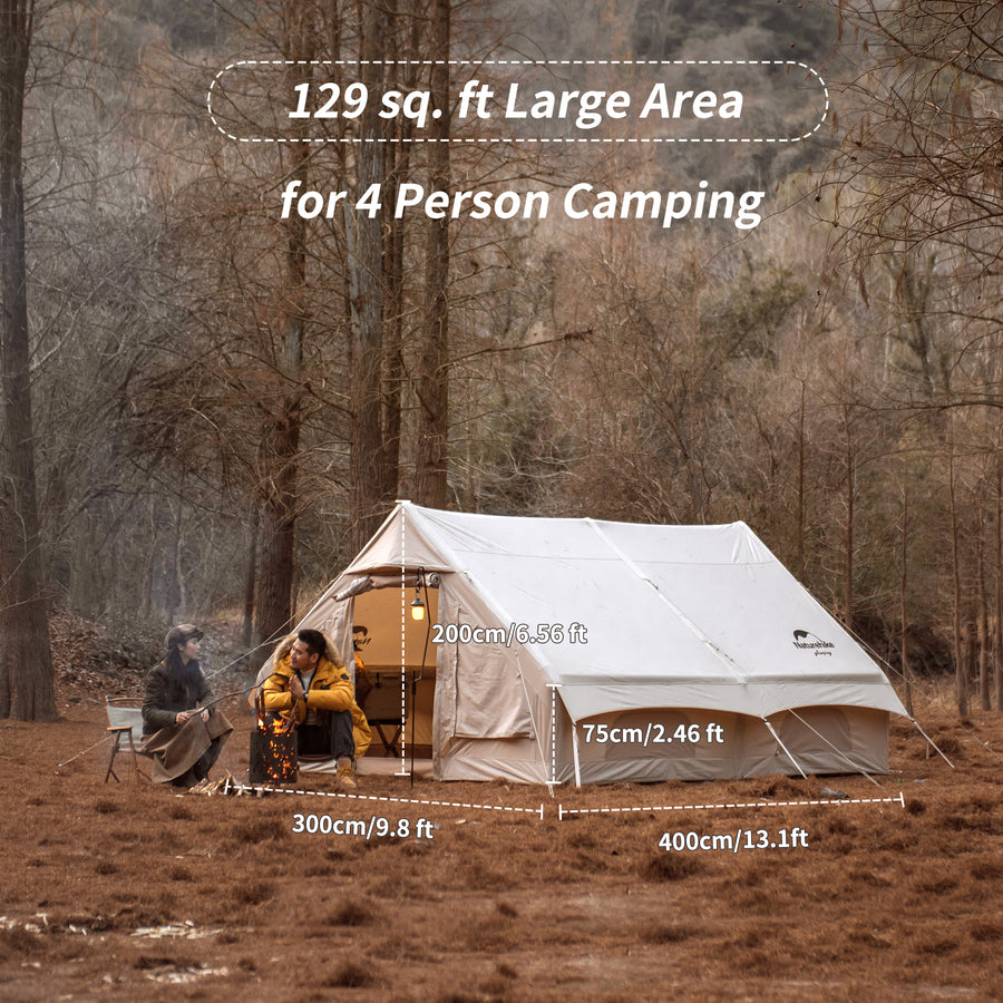 Naturehike Gen Air 12 Cotton Inflatable Tent Khaki (2026)
