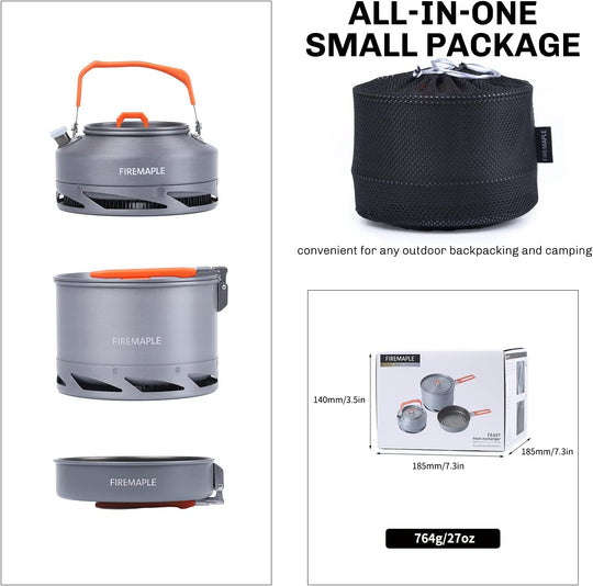 Fire Maple Feast Heat-Exchanger Aluminum Cookware (2026)