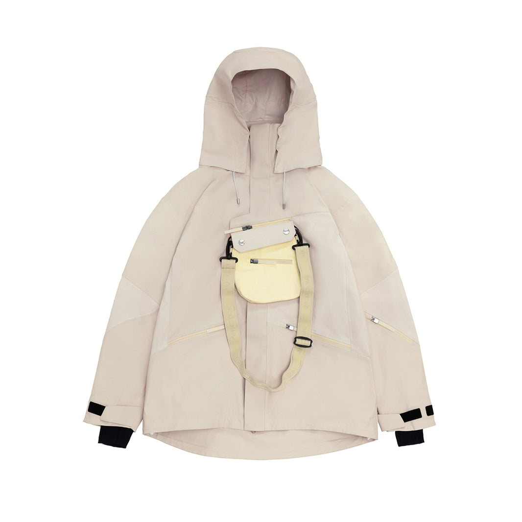 Vector Yellow 3L Snowpark Insulated Detachable Pocket Jacket - Unisex