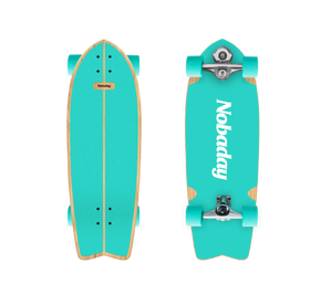 Nobaday 30 Inch Surf Skateboard - Froth Summer