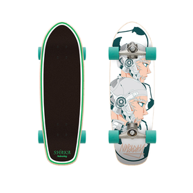 Nobaday 30 Inch Surf Skateboard - Shaka Twins