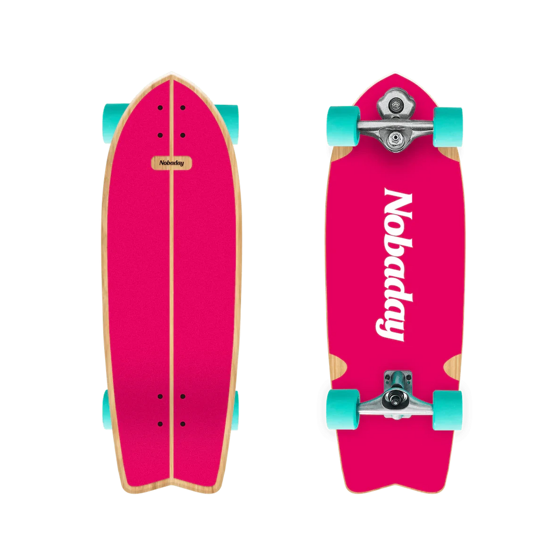 Skateboard de surf Nobaday 30 pouces - Flamme de mousse