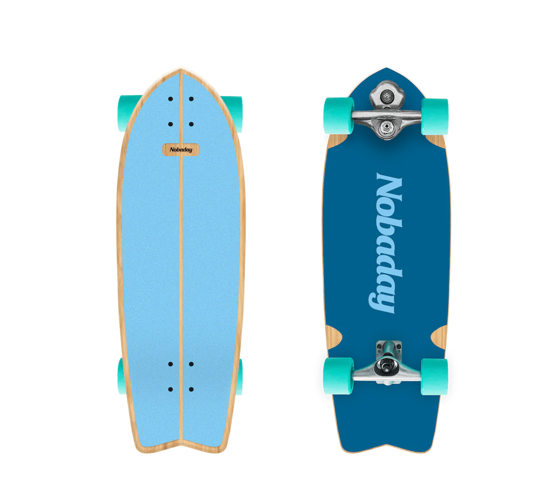 Nobaday 32 Inch Surf Skateboard - Froth Galx