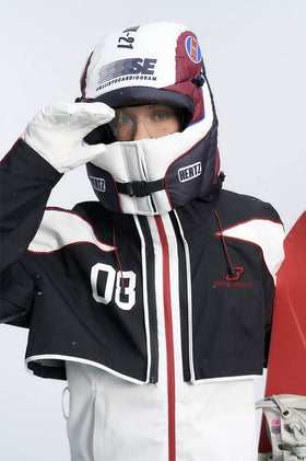 BCG Adjustable Windproof Water-Repellent Quilted Helmet Balaclava – Unisex