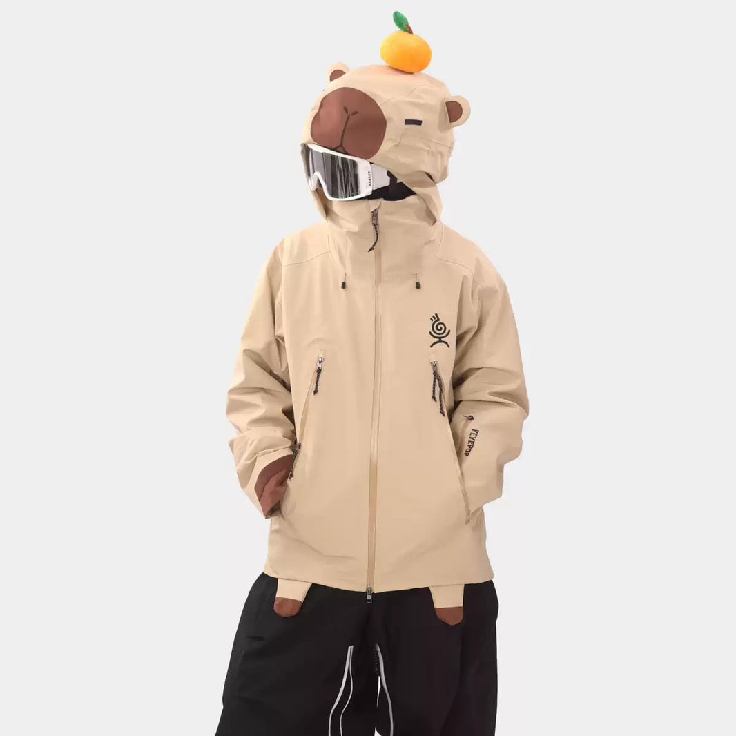 YEYEPOP Freeride Capybara Insulated Ski & Snowboard Jacket - Unisex