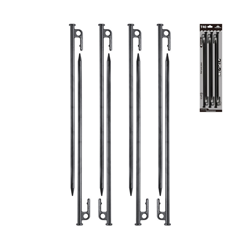 Campingmoon Steel Pegs 40cm – 6Pcs
