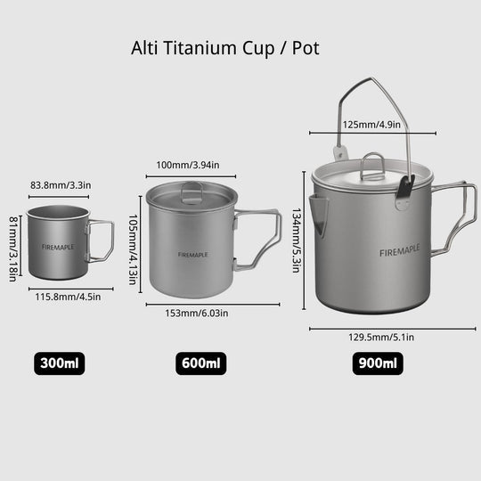 Fire Maple Alti Titanium Cup 300 mL