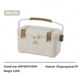Naturehike (Lingxia 72H) Outdoor Antibacterial Cooler Box Grey