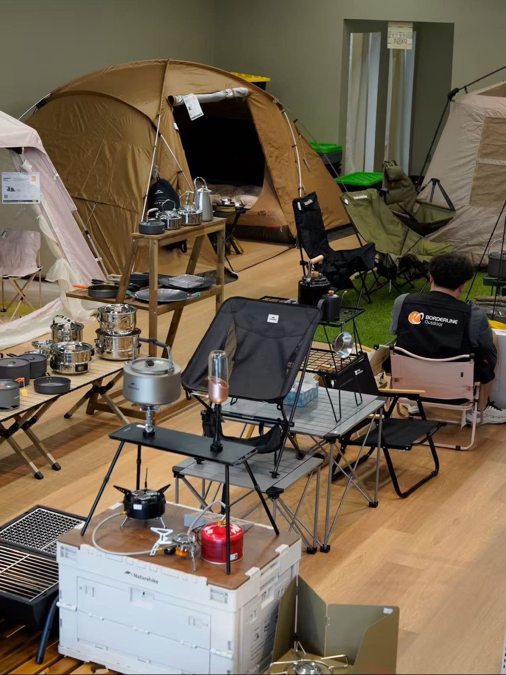 Borderline Outdoor Ottawa store interior with camping gear