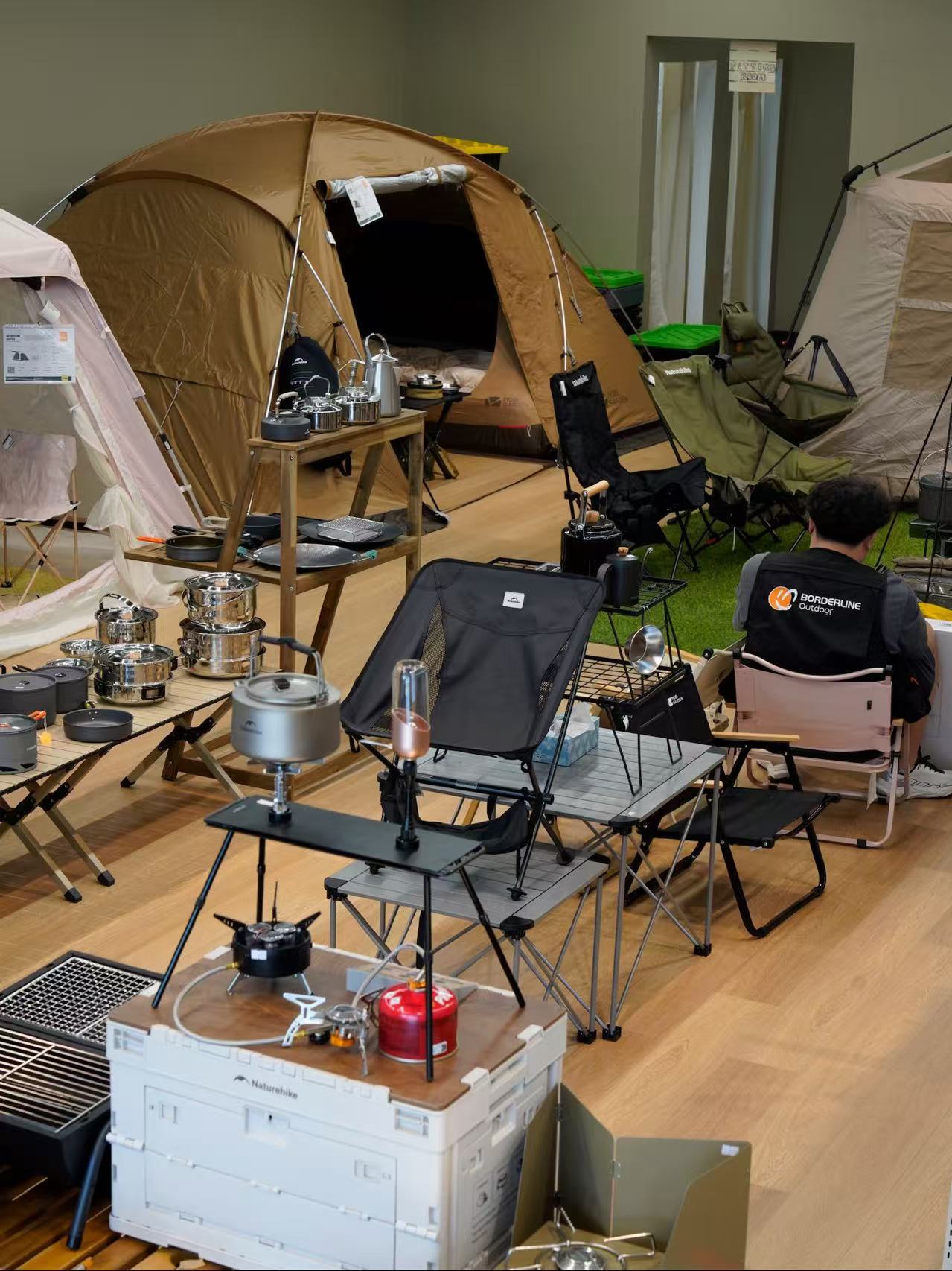 Borderline Outdoor Ottawa store interior with camping gear