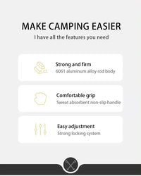 Naturehilke Qing Xue Base Three-Section  6061 Aluminum Alloy Trekking Pole