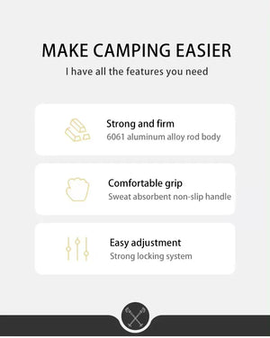 Naturehike Qing Xue Base Three-Section 6061 Aluminum Alloy Trekking Pole (2026)