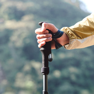 Naturehike Chang Feng UL - Carbon And Aluminum Five-Section Adjustable Folding Trekking Pole Grey