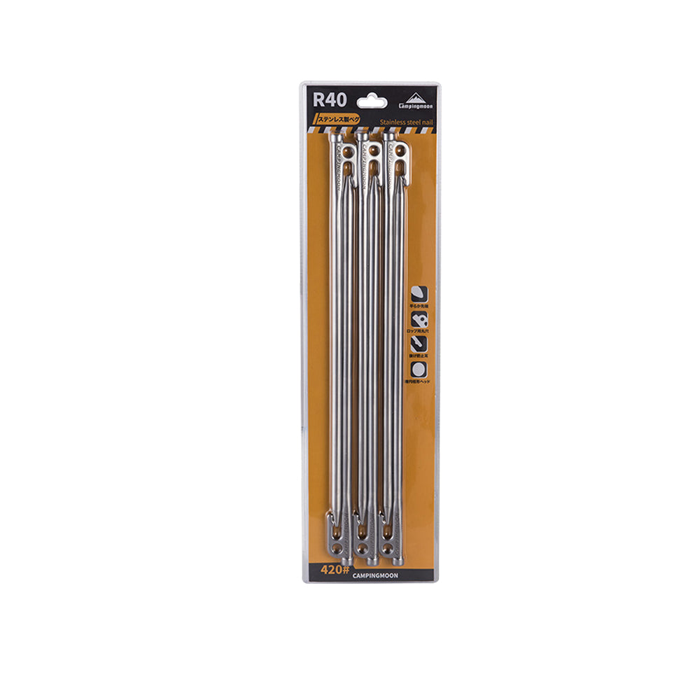 Camping Moon Ss Pegs 40 cm – 6Pcs