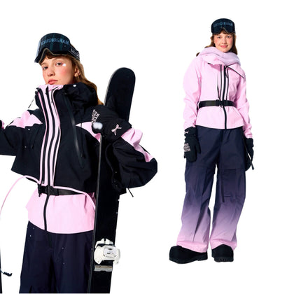 BCG Detachable 2-in-1 Multi-Functional Snow Jacket with Belt