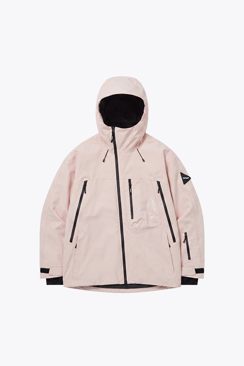 Capelin Crew Kovan 3L Insulated Snowboard Jacket - Unisex in Lotus Pink — Capelin Crew product image