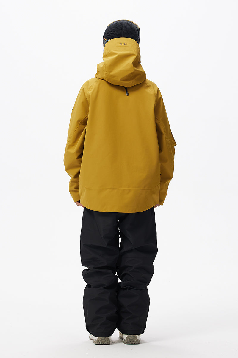 Capelin Crew Husk 3L Insulated Snowboard Jacket - Unisex in Sand Gold — Capelin Crew product image