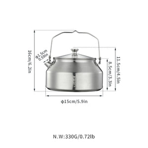 Camping Moon SW-1 Mini Stainless Steel Bonfire Kettle (2026)
