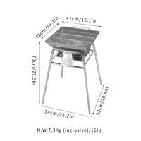 Campingmoon Grill Stand MT-5 with Storage Bag