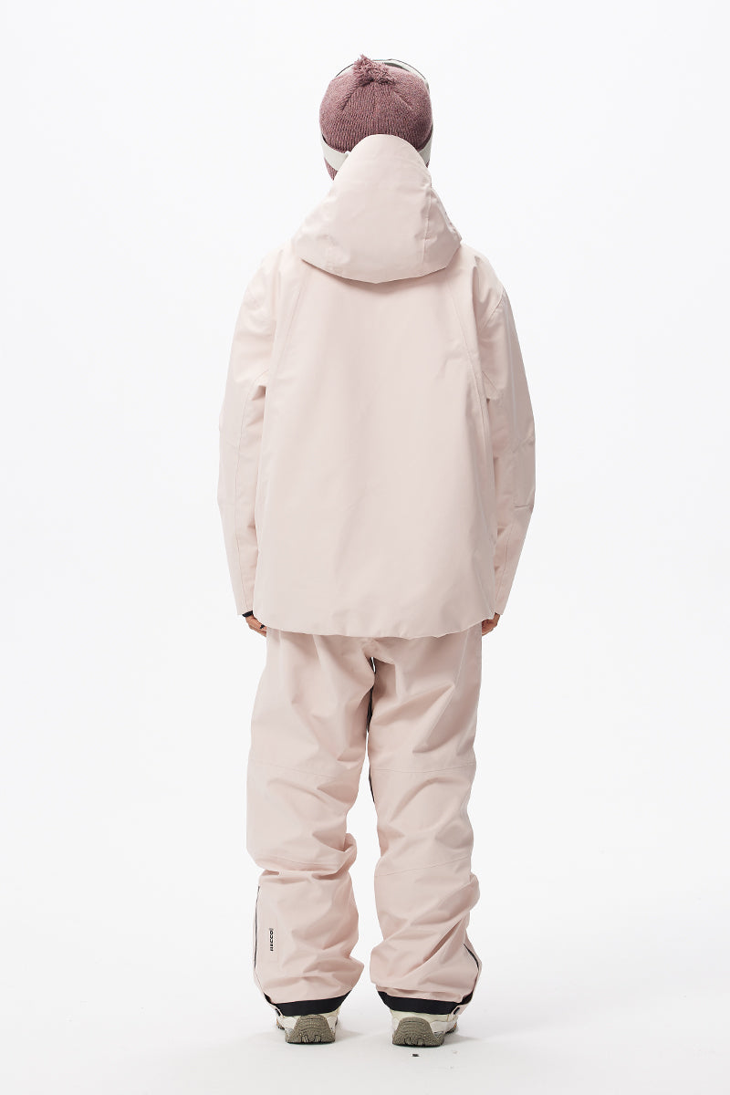 Capelin Crew Kovan 3L Insulated Snowboard Jacket - Unisex in Lotus Pink — Capelin Crew product image