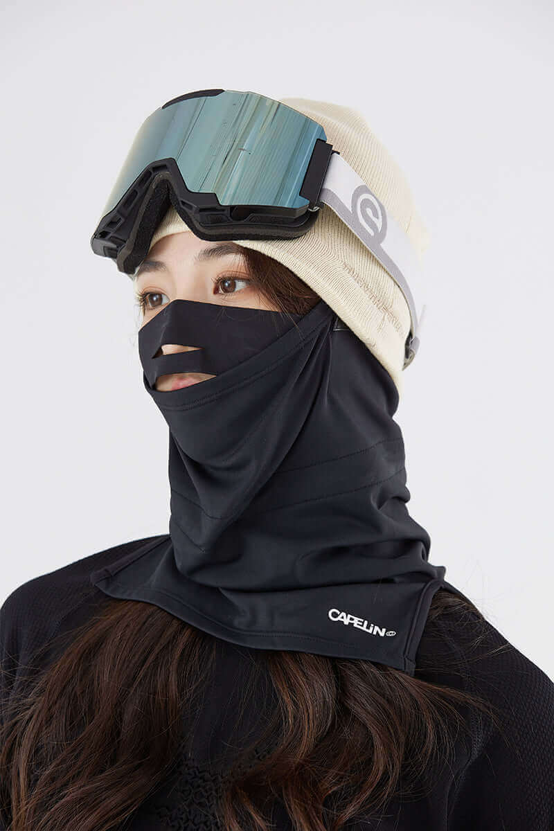 Capelin Crew Full-Coverage Face Cover - Unisex in Black — Capelin Crew product image
