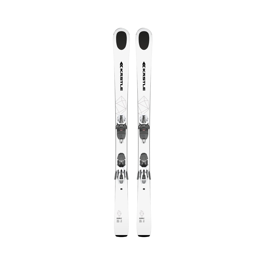 Kastle Marble 84 Premium Skis with K10 binding - upright topsheet view