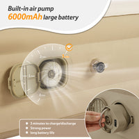 Naturehike C36 Inflatable Mattress Built-In Pump Khaki