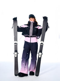 BCG Gradient Bib Pants with Bustier Design