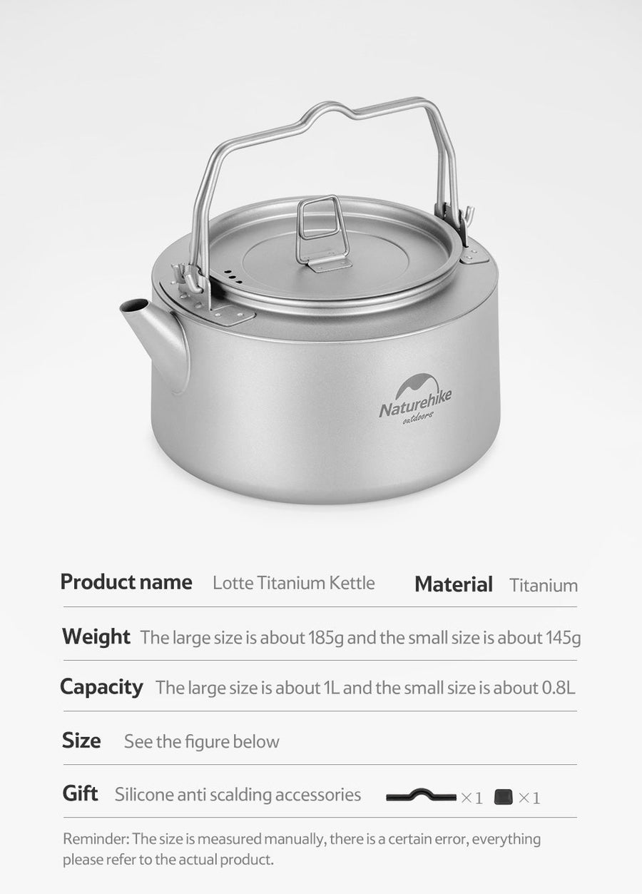 Naturehike Titanium Teapot 1L