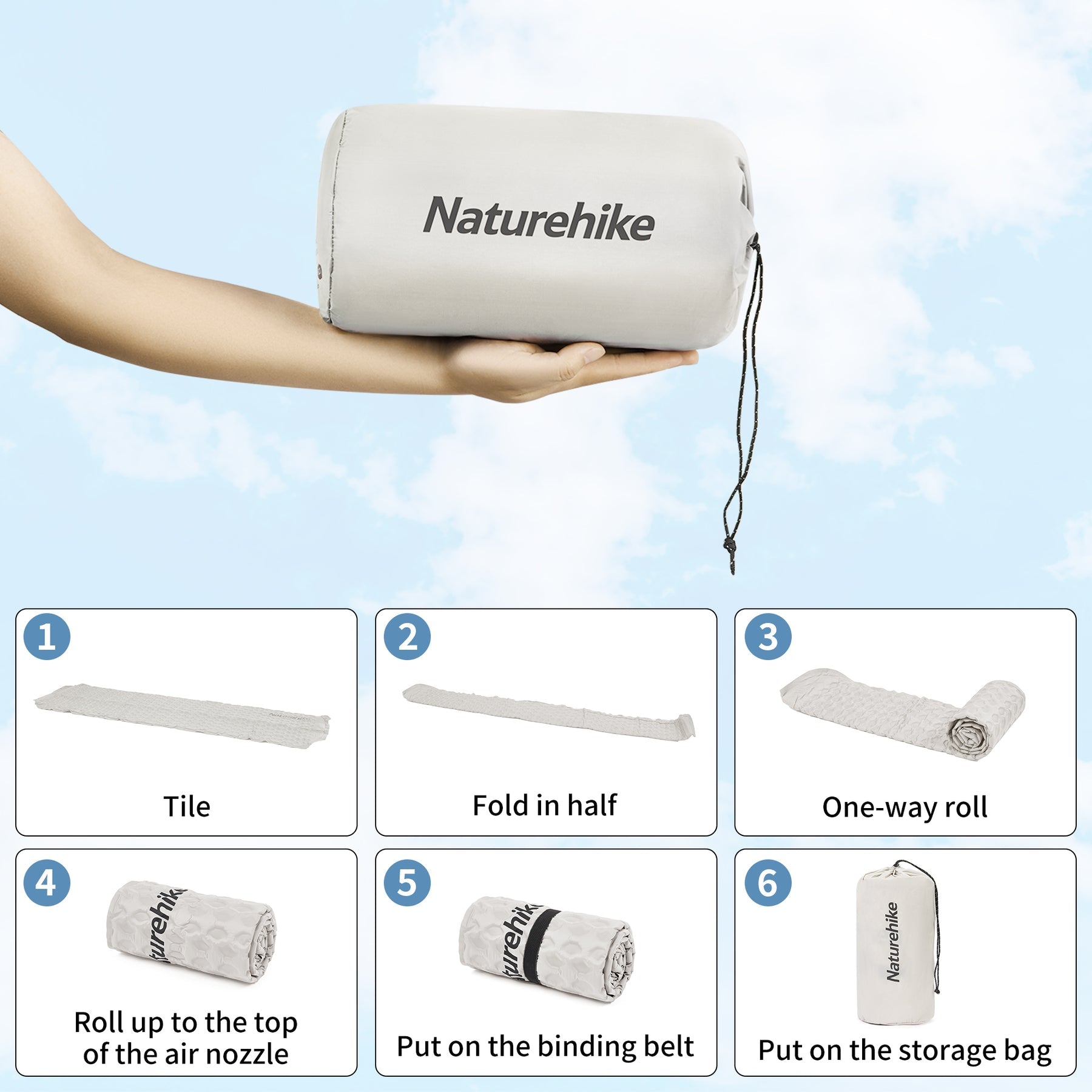 Naturehike Yugu R2.1 Ultralight Self-inflating Sleeping Pads