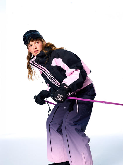 BCG Gradient Bib Pants with Bustier Design