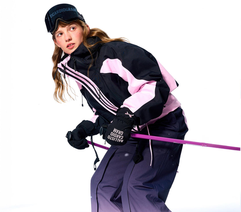 BCG Gradient Bib Pants with Bustier Design