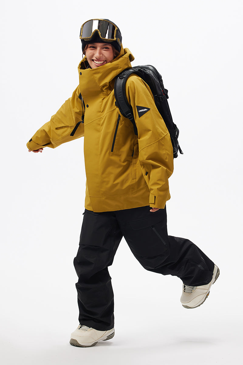 Capelin Crew Husk 3L Insulated Snowboard Jacket - Unisex in Sand Gold — Capelin Crew product image
