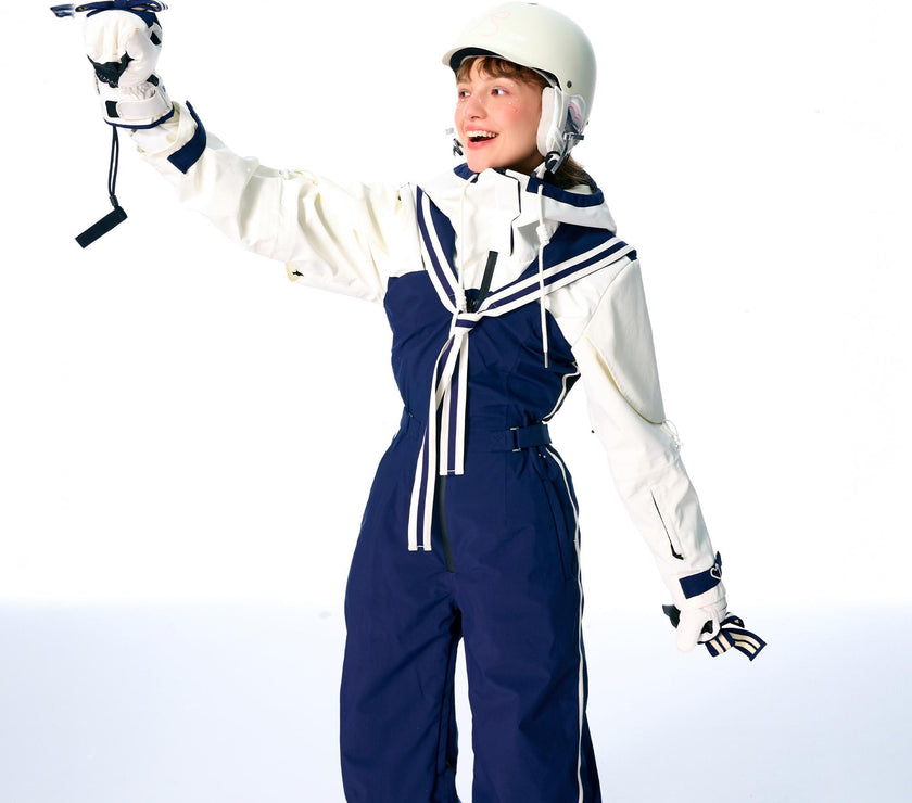 BCG Navy-Style Snow Bibs