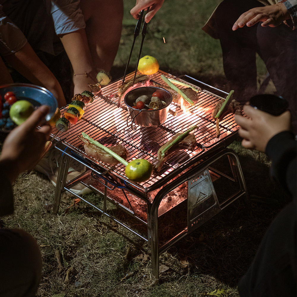 Campingmoon Grill Stand MT-5 with Storage Bag