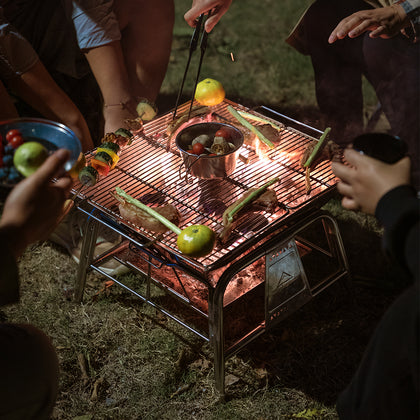 Campingmoon Grill Stand MT-5 with Storage Bag