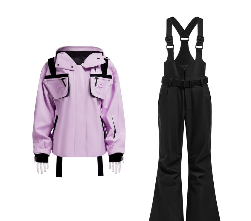 BCG Flared Ski Bib Pants