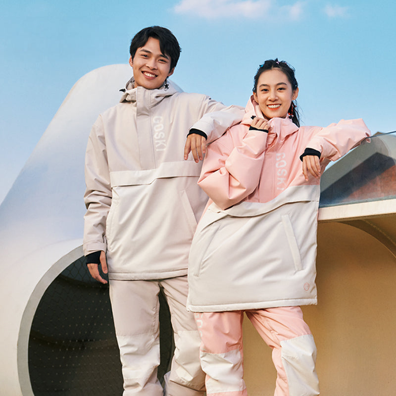Goski Couple Snow Pants Pink