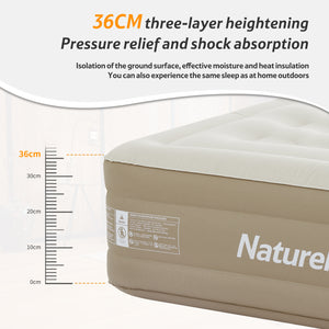 Naturehike C36 Inflatable Mattress Built-In Pump Khaki