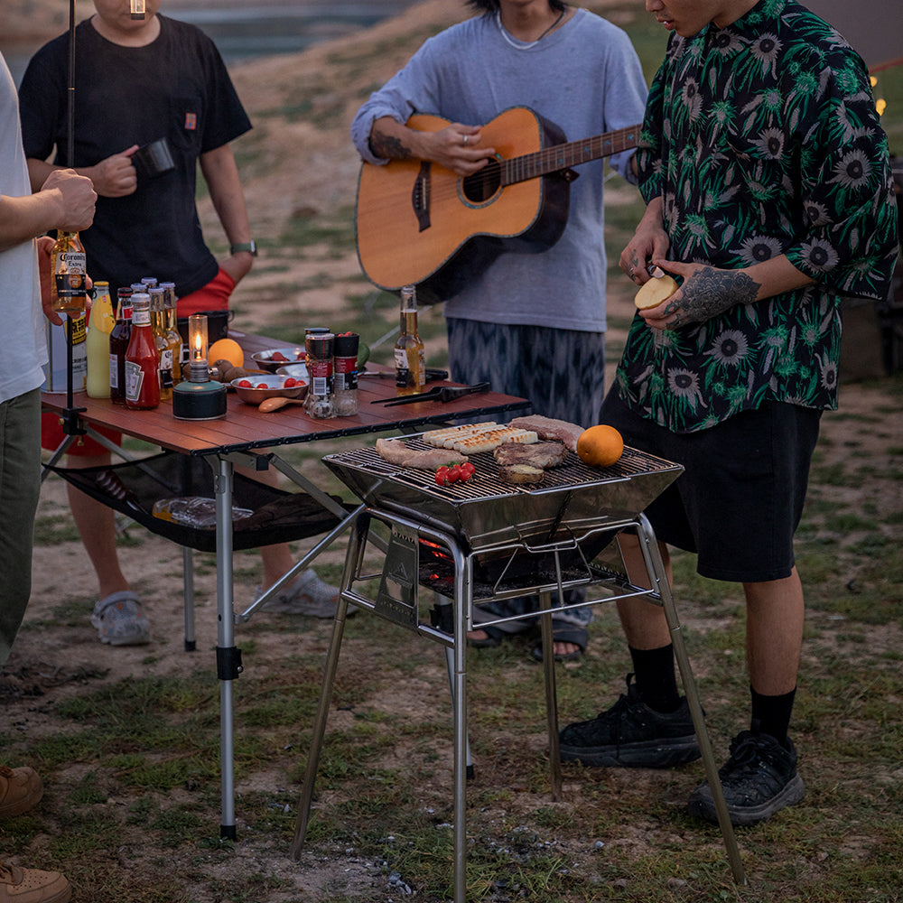 Campingmoon Grill Stand MT-5 with Storage Bag